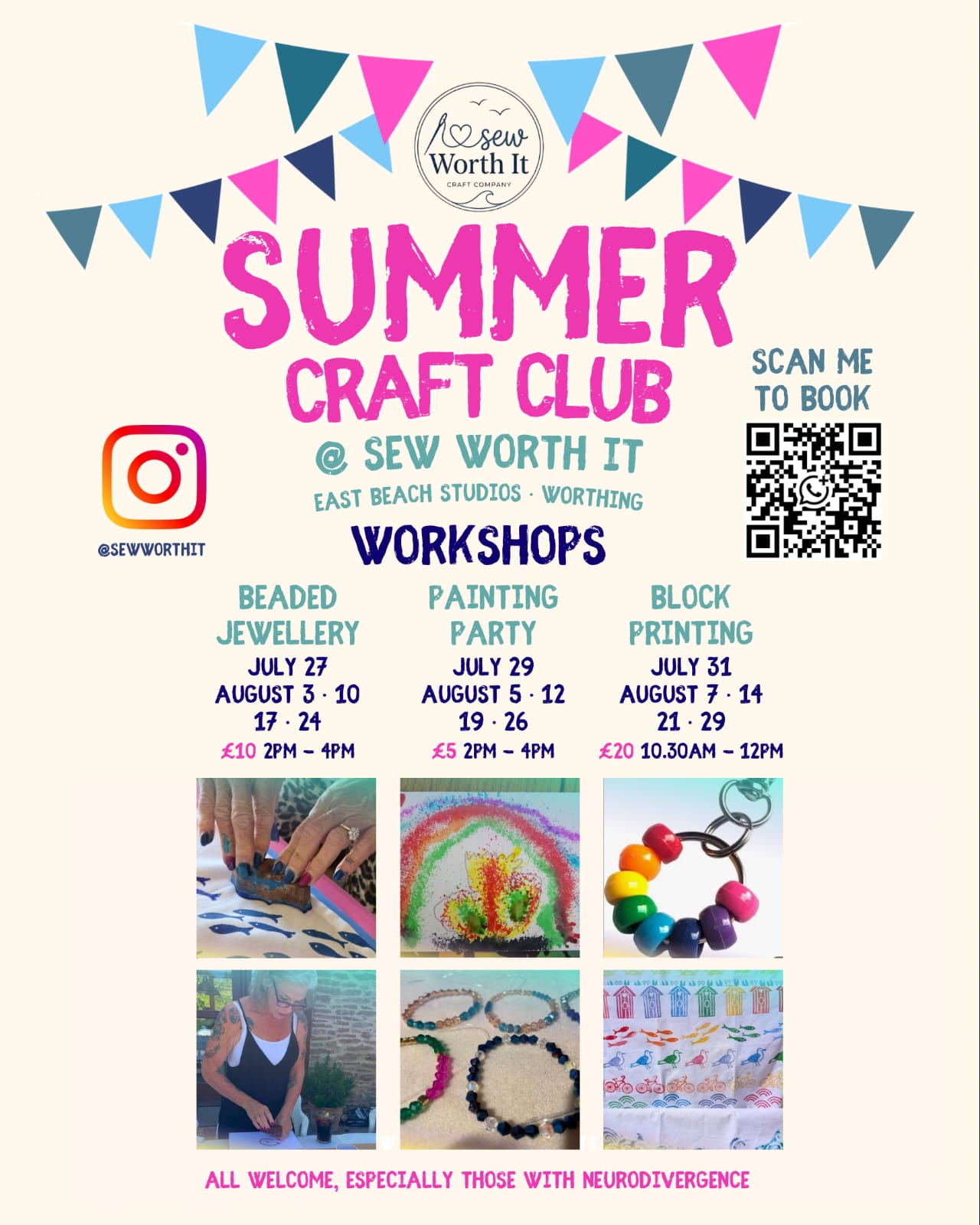 Summer Craft Club Flyer